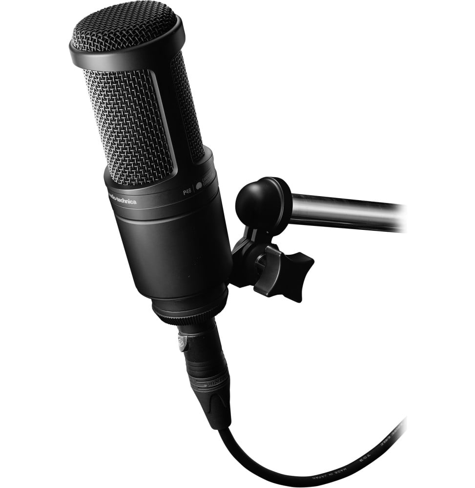 Audio-Technica AT2020 — Microphone à condensateur cardioïde XLR – vue 3
