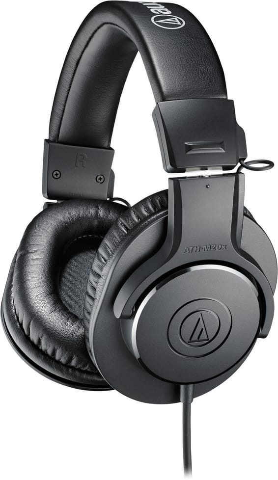 سماعة رأس استوديو مغلقة للمراقبة الصوتية Audio-Technica ATH-M20X