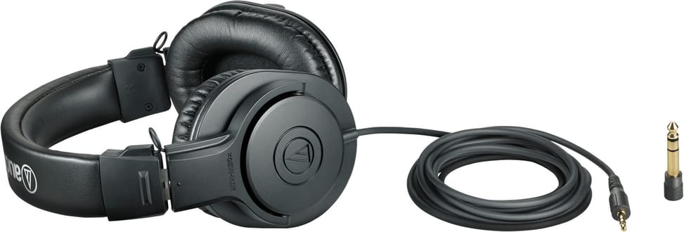 سماعة رأس استوديو مغلقة للمراقبة الصوتية Audio-Technica ATH-M20X – صورة 3