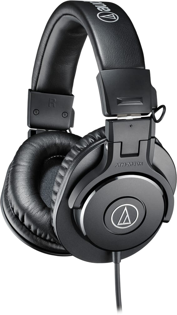 Audio-Technica ATH-M30X — Casque studio monitoring fermé, réponse étendue