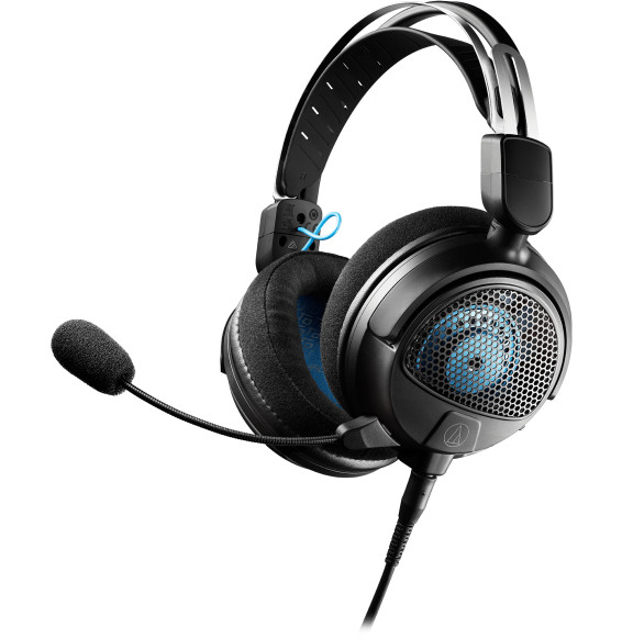 Audio-Technica ATH-GDL3 — Casque gaming ouvert avec micro flexible (Noir)
