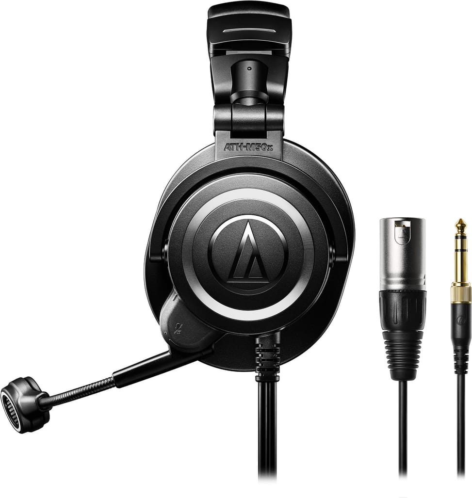 سماعة رأس بميكروفون للبث XLR Audio-Technica ATH-M50x StreamSet – صورة 4