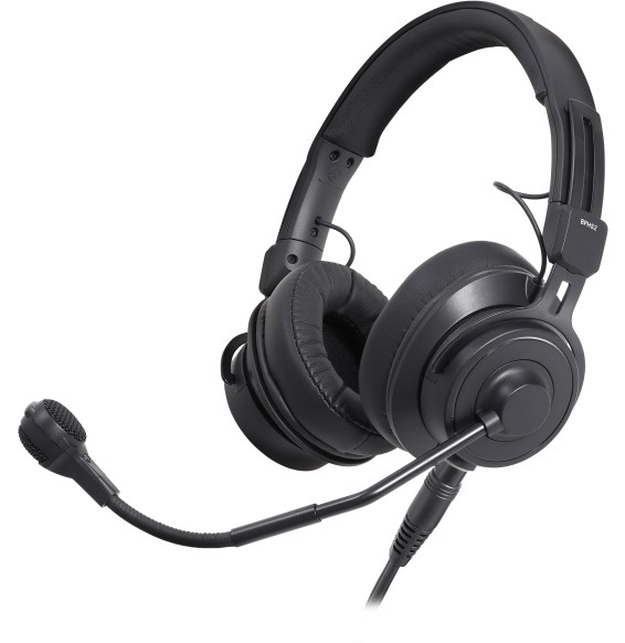 Audio-Technica BPHS2 — Casque-micro broadcast professionnel avec micro hypercardioïde