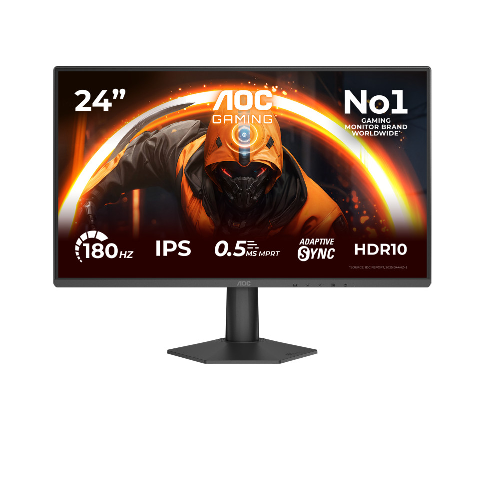 Écran PC Gaming 23.8" AOC 24G50F Full HD 180 Hz IPS (24G50F)