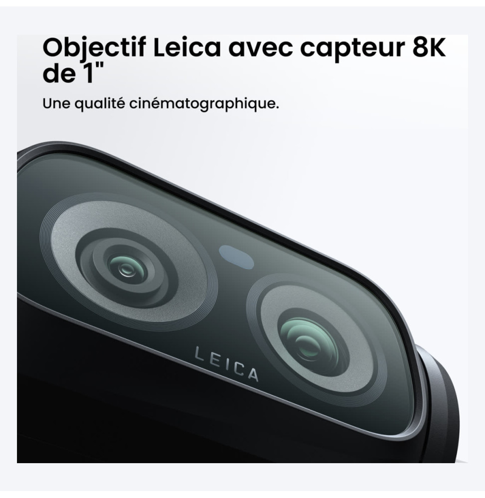 Caméra à stabilisateur Insta360 Luna Ultra Creator Bundle Noir Cosmique