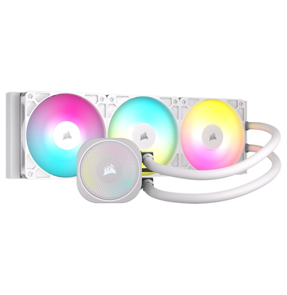 مبرد سائل للمعالج Corsair NAUTILUS 360 RS ARGB أبيض (CW-9060095-WW) — صورة 1