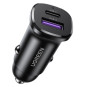 Chargeur de voiture Ugreen EC305 30W USB-C et USB-A Noir (25845)