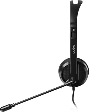 Casque stéréo filaire Rapoo H101 avec micro - Jack 3,5 mm, noir — image 4