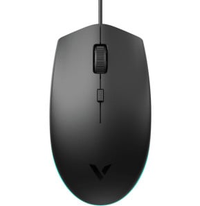 Souris gaming filaire Rapoo V11S - 1 600 DPI, ambidextre, noire — image 2