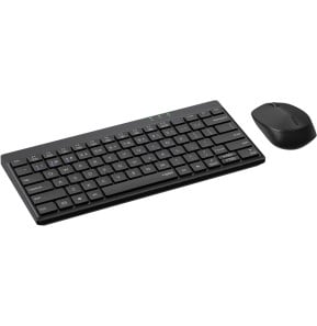 Ensemble clavier et souris sans fil multimode Rapoo 8000GT - Bluetooth et 2,4 GHz, AZERTY français, noir
