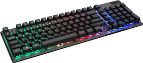 Pack gaming filaire 4-en-1 Rapoo V125S - Clavier, souris, casque et tapis, QWERTY US — image 2