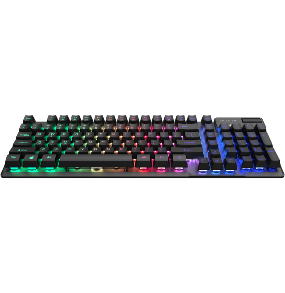 Pack gaming filaire 4-en-1 Rapoo V125S - Clavier, souris, casque et tapis, QWERTY US – vue 8