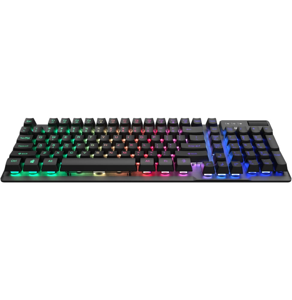 طقم ألعاب سلكي 4 في 1 Rapoo V125S - لوحة مفاتيح وفأرة وسماعة ولوحة فأرة، QWERTY أمريكي – صورة 8