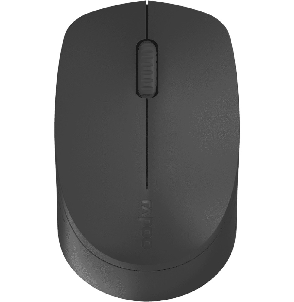 Rapoo M100 Silent Multi-Mode Wireless Mouse - Silent Clicks, Bluetooth and 2.4 GHz, Dark Grey – view 2