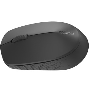 Souris sans fil multimode silencieuse Rapoo M100 Silent - Bluetooth et 2,4 GHz, gris foncé — image 4