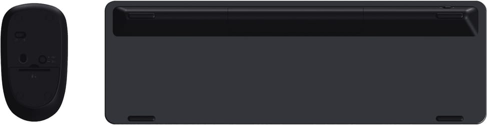 Rapoo 9320M Multi-Mode Wireless Keyboard and Mouse Set - Ultra-Slim, French AZERTY, Dark Grey – view 4