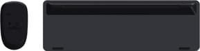 Ensemble clavier et souris sans fil multimode Rapoo 9320M - Ultra-fin, AZERTY français, gris foncé — image 4