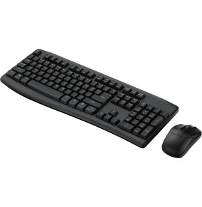 Ensemble clavier et souris sans fil Rapoo X1800PRO - 2,4 GHz, anti-éclaboussures, AZERTY français