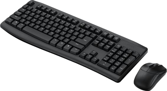 Ensemble clavier et souris sans fil Rapoo X1800PRO - 2,4 GHz, anti-éclaboussures, AZERTY français