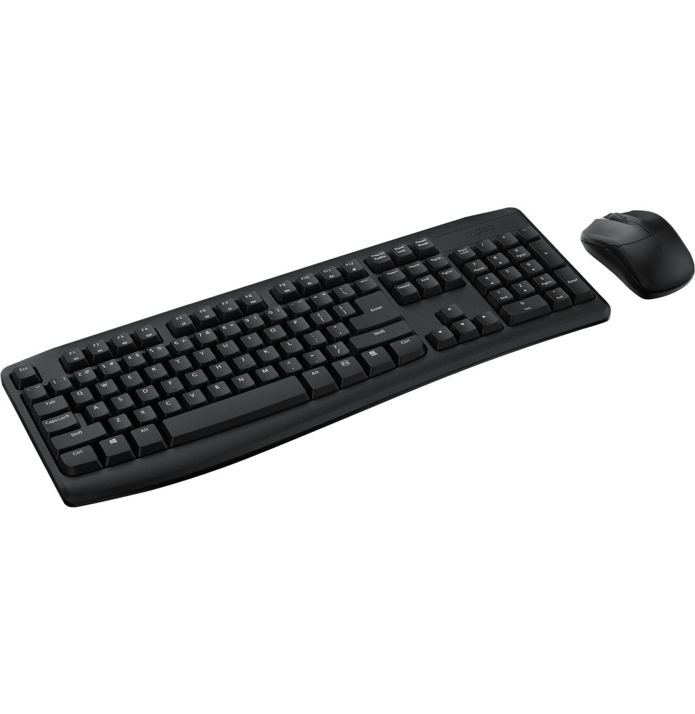 Ensemble clavier et souris sans fil Rapoo X1800PRO - 2,4 GHz, anti-éclaboussures, AZERTY français – vue 3