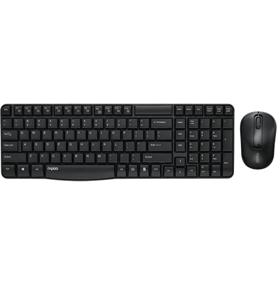 Ensemble clavier et souris sans fil Rapoo X1800S - 2,4 GHz, compact, AZERTY français