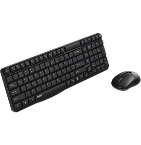 Ensemble clavier et souris sans fil Rapoo X1800S - 2,4 GHz, compact, AZERTY français — image 2