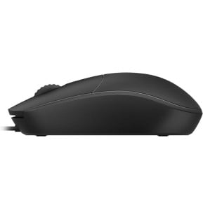 Souris optique filaire Rapoo N100 - USB, ambidextre, noire — image 2