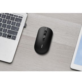 Souris sans fil silencieuse Rapoo B30 Silent - 2,4 GHz, 3 200 DPI, noire — image 5