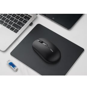 Souris sans fil silencieuse Rapoo B30 Silent - 2,4 GHz, 3 200 DPI, noire — image 6