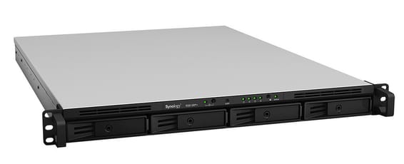 Serveur NAS 4 baies hautes performances évolutif Synology RackStation RS815RP+ avec alimentation redondante