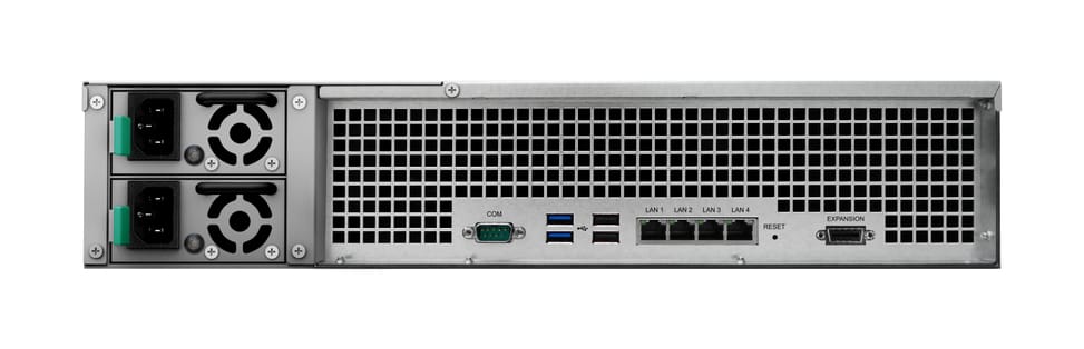 Serveur NAS 4 baies hautes performances évolutif Synology RackStation RS815RP+ avec alimentation redondante