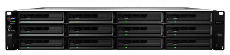 Serveur NAS 12 baies hautes performances évolutif Synology RackStation RS2416RP+ avec alimentation redondante