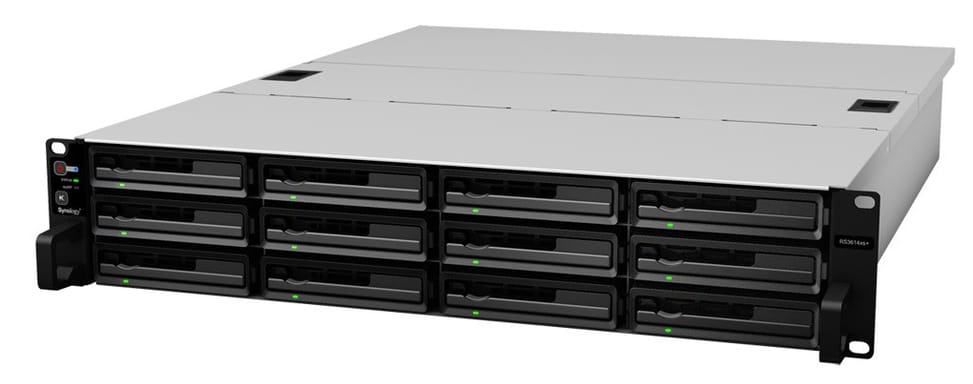 Serveur NAS 12 baies hautes performances évolutif Synology RackStation RS2416RP+ avec alimentation redondante