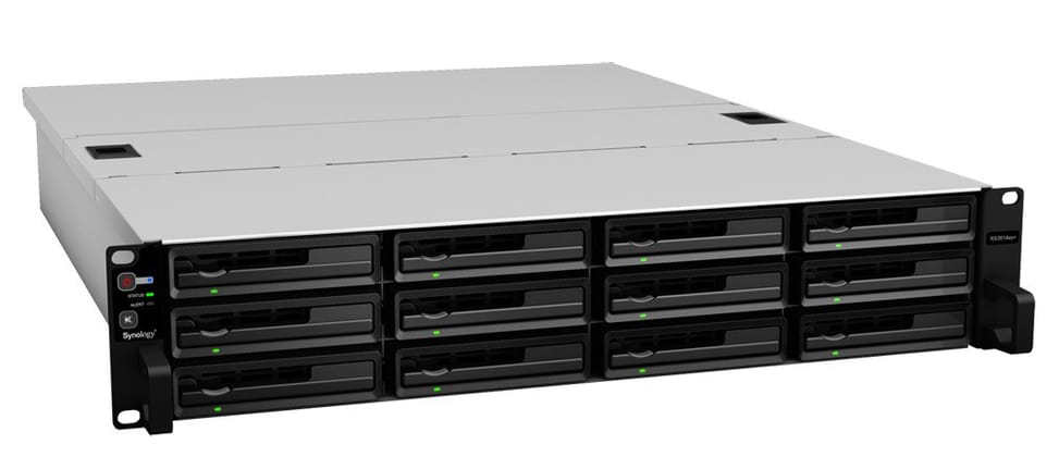 Serveur NAS 12 baies hautes performances évolutif Synology RackStation RS2416RP+ avec alimentation redondante