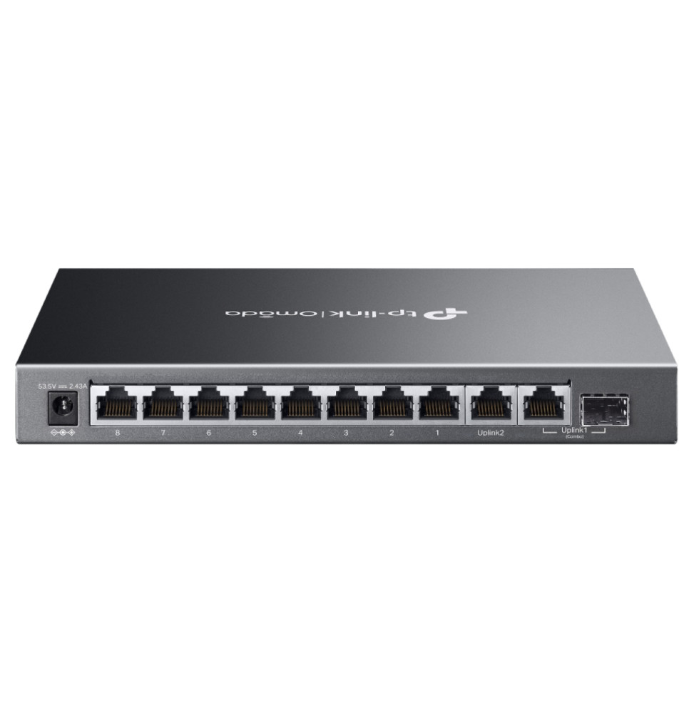Switch Easy Managed TP-Link ES210GMP Omada 10 ports Gigabit avec 8 ports PoE+ (ES210GMP)
