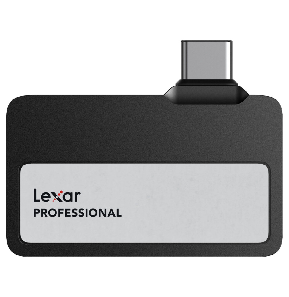SSD externe portable Lexar Professional Go SL400 1 To avec hub USB-C (LSL400S001T-RNBNG)