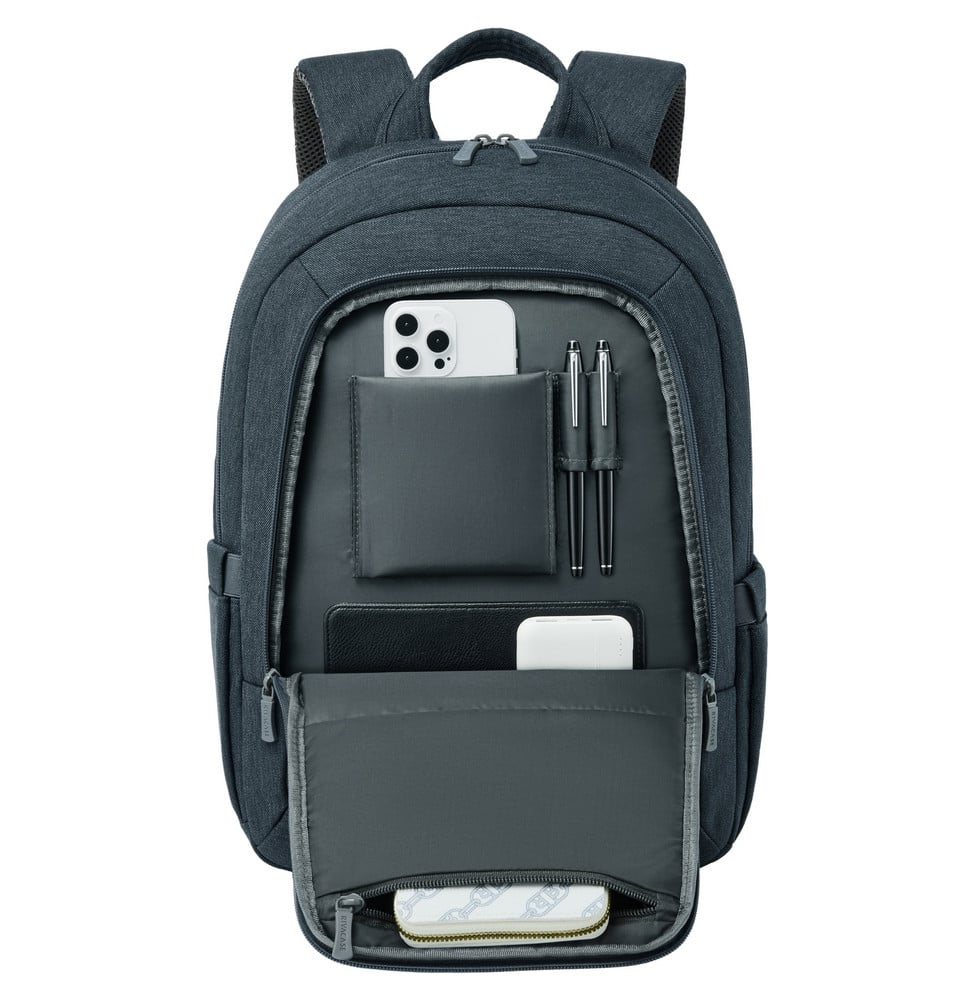 Sac à dos Rivacase Galapagos 7564 gris foncé pour ordinateurs portables 16" (7564 dark grey) – vue 4
