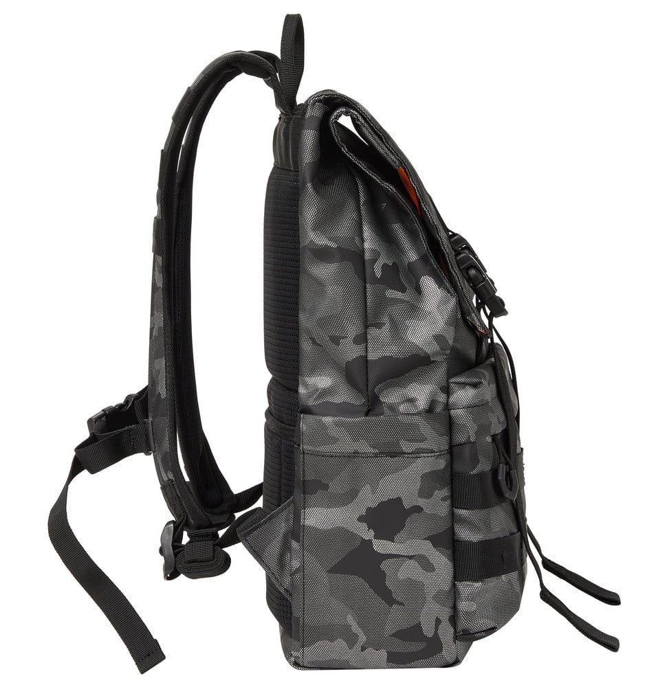 حقيبة ظهر Rivacase Sherwood 7621 بتمويه رمادي 15 لترًا بإغلاق ملفوف للحواسيب 15.6" (7621 grey camo) – صورة 3
