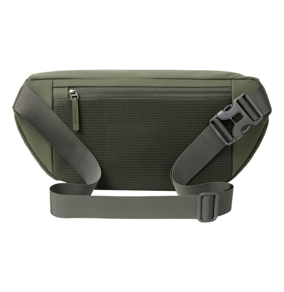 Sac banane Rivacase Eden ECO 7814 vert olive, taille L, porté taille ou bandoulière (7814 olive green) – vue 2