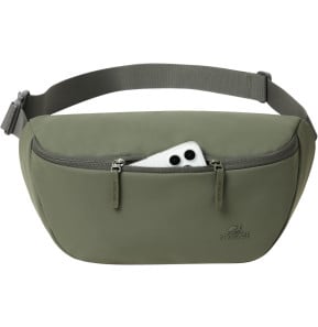Sac banane Rivacase Eden ECO 7814 vert olive, taille L, porté taille ou bandoulière (7814 olive green) — image 3