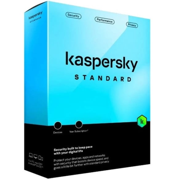 Antivirus Kaspersky Standard - 1 Poste / 1 an (KL10418BAFS-25FFPMAG)