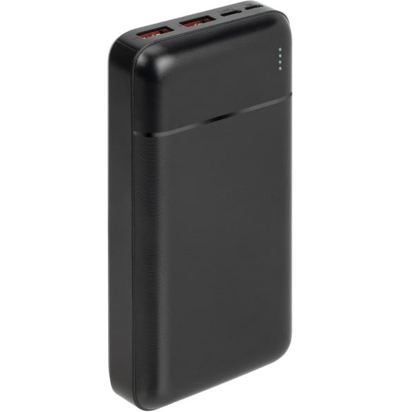 Batterie externe Rivacase VA2102 20 000 mAh 22,5 W noire, USB-C Power Delivery et Quick Charge 3.0 (VA2102)