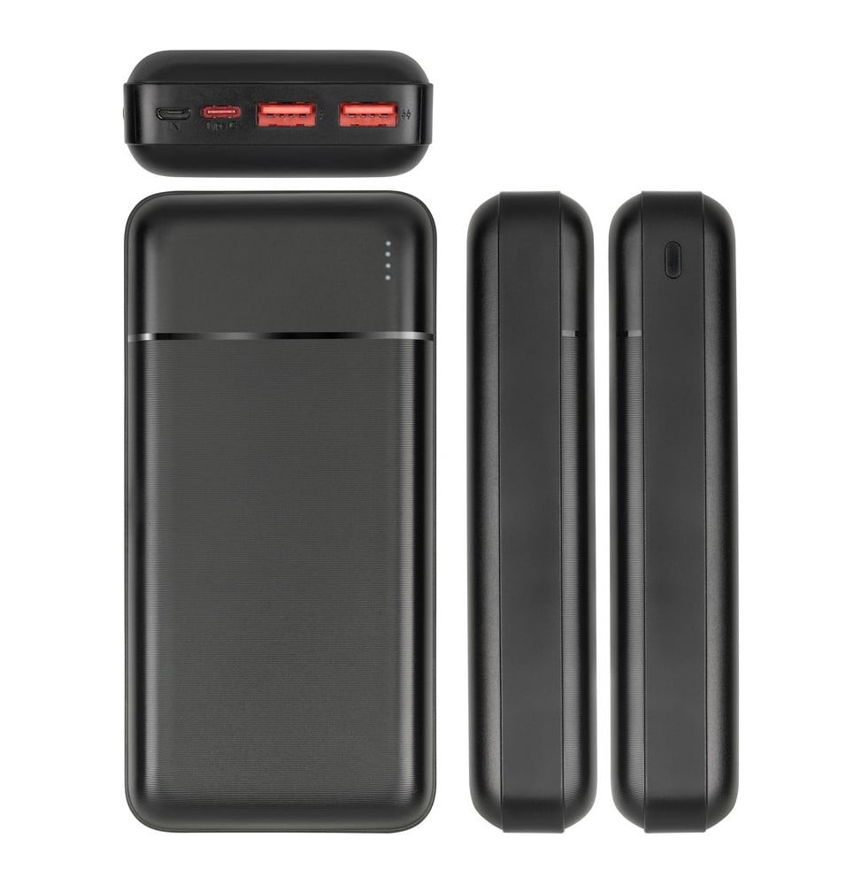 Batterie externe Rivacase VA2102 20 000 mAh 22,5 W noire, USB-C Power Delivery et Quick Charge 3.0 (VA2102) – vue 4