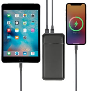Batterie externe Rivacase VA2102 20 000 mAh 22,5 W noire, USB-C Power Delivery et Quick Charge 3.0 (VA2102) — image 7