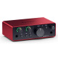 Interface audio USB-C Focusrite Scarlett Solo 4e génération - 1 préampli micro, entrée guitare