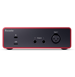 واجهة صوت USB-C من Focusrite Scarlett Solo الجيل 4 - 1 مضخم ميكروفون، مدخل غيتار — صورة 4