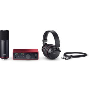 Pack d'enregistrement Focusrite Scarlett Solo Studio 4e génération : interface, micro et casque — image 2