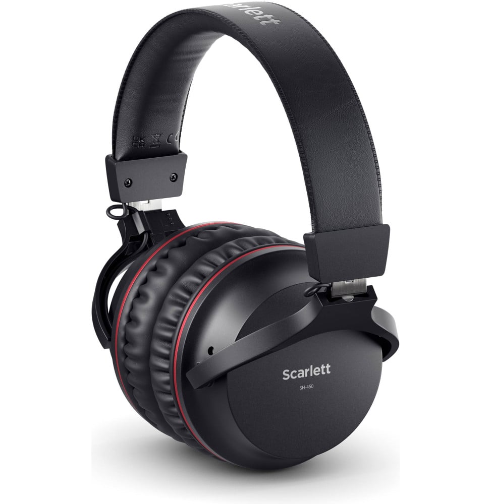 Pack d'enregistrement Focusrite Scarlett Solo Studio 4e génération : interface, micro et casque – vue 5