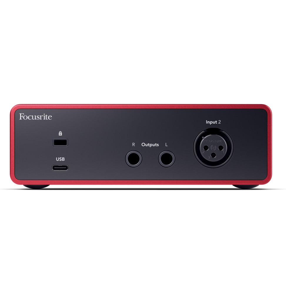 Pack d'enregistrement Focusrite Scarlett Solo Studio 4e génération : interface, micro et casque – vue 6