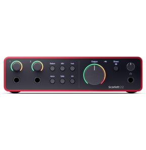 Pack d'enregistrement Focusrite Scarlett 2i2 Studio 4e génération : interface, micro et casque — image 5